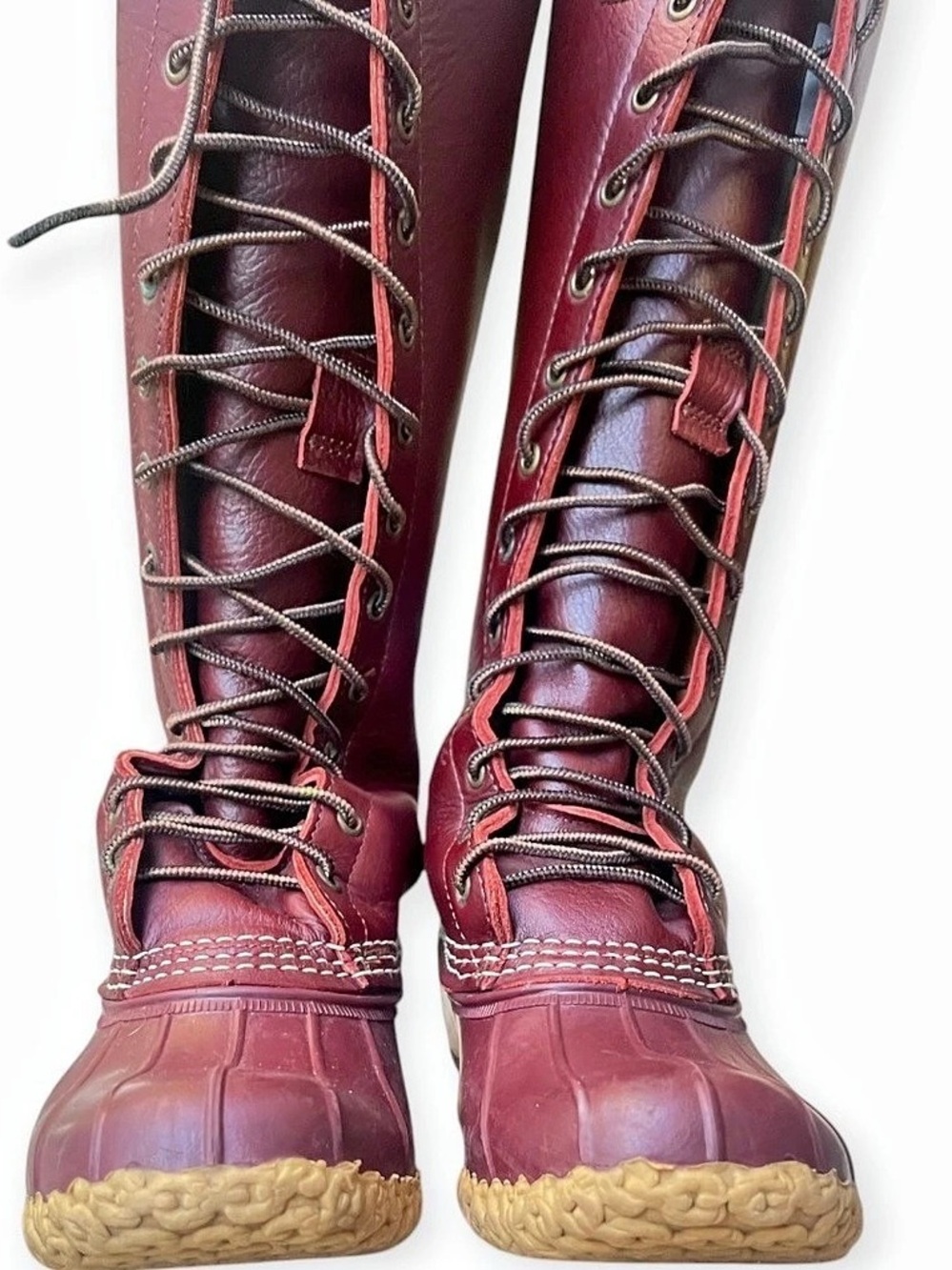 L.L.Bean Boots Women's US 6 M Burgundy